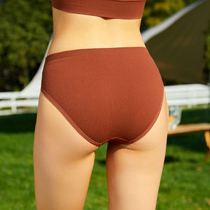 महिलाओं जाँघिया अंडरवियर ठोस रंग कच्छा महिला जांघिया सेक्सी नीचे पहनने के कपड़ा - Product Image 5