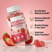 Gummies de créatine monohydrate à marque privée OEM – Complément naturel pour la force musculaire, l'énergie et la récupération après l'entraînement pour adultes