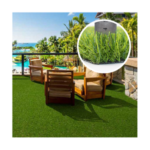 หญ้าสังเคราะห์สำหรับตกแต่งสวนหลังบ้าน,หญ้าสังเคราะห์ในร่มและกลางแจ้งป้องกันรังสียูวี - Product Image 2