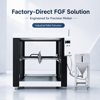 Imprimante 3D industrielle Protolink3D FGF à granulés, nouvelle en alliage d'aluminium, grand format, volume d'impression 1000 mm, buse unique, 300°C, 350 mm/s, 1