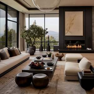 Полностью выполненная по индивидуальному заказу трехэтажная 5,5 ванны с 5 кроватями Современная легкая стальная каркасная полностью меблированная сборная роскошная вилла - Product Image 2