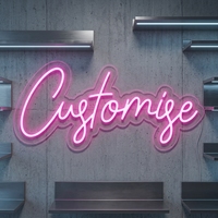 Enseigne néon LED moderne et ultra-contemporaine sur mesure pour suite de chambre, fabrication de précision, polyvalente, installation rapide, indispensable