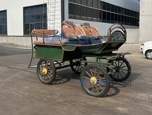 Carruaje de Cuatro Ruedas de Alta Calidad 2026, Carruaje Turístico Puxado por Caballos, Carruaje de Boda con Poni en Venta - Product Image 3