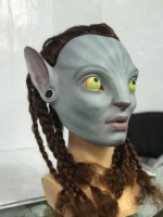 Film Avatar 2 la voie de l'eau Na'vi Neytiri Jake Sully HALLOWEEN Latex Cosplay Mask Cos