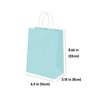 Eco Friendly Strong Kraft Bag Colorful Kraft <b>Paper</b> Bag With Handle Direct Factory Sale - Product Image 2