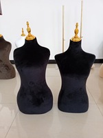 Mannequin de couturière femme grande taille réglable, recouvert de tissu noir et blanc, modèle Shining Star 047, pour vitrine de présentation de vêtements