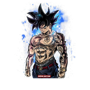 Transferencias termoadhesivas de Super Saiyan Dragon Ball para decoración de ropa, impresión de dibujos animados, impresión de plastisol para camisetas - Product Image 3