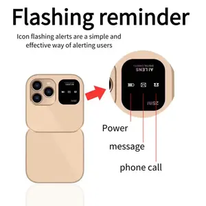 Téléphone portable pliable I16 Pro Mini Flip Global Dual SIM Card HD Display Magic Voice FM Radio Blacklist Speed Dial <span class=keywords><strong>Vibration</strong></span> Keypad - Product Image 5