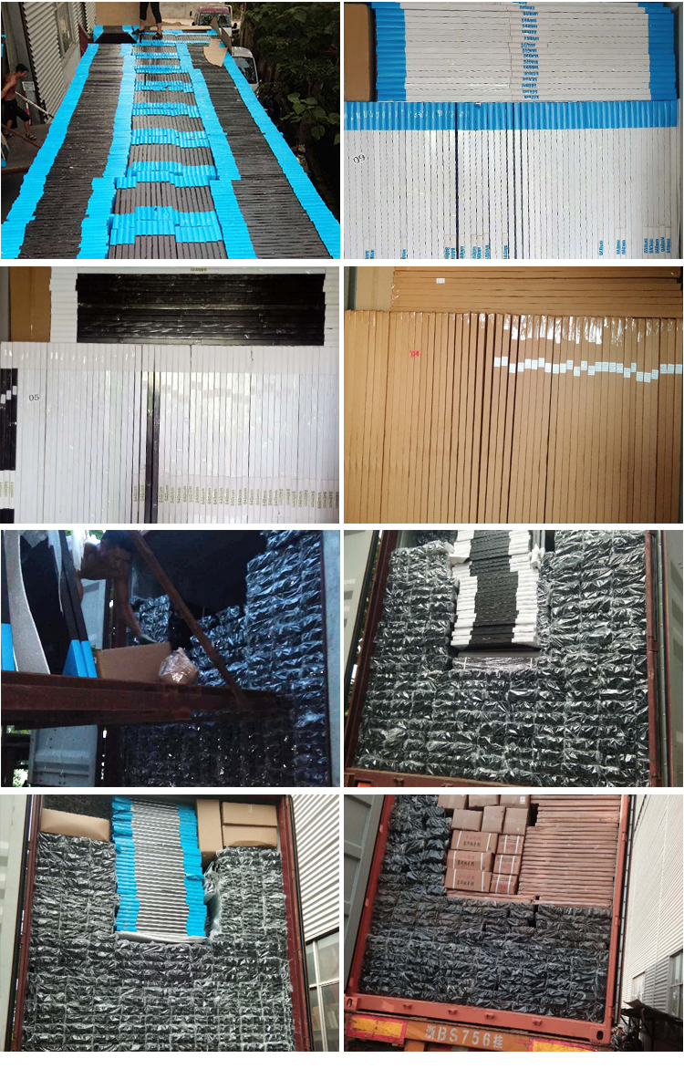 白色棕色彩钢 UPVC 面板主要设计实木前门为家庭