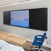 Équipement pédagogique scolaire 75 pouces, Smart TV LED, tableau blanc interactif, écran tactile, moniteur Android 14 pliable