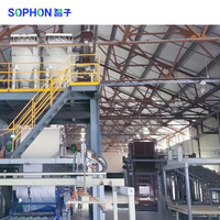 SOPHON Anode en graphite à processus continu automatique, ligne négative, processus humide, conception 3D en acier inoxydable pour batterie lithium-ion