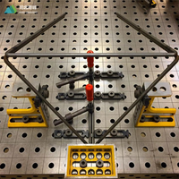 Tables de soudage en fonte 3D avec fixation pour soudage robotisé