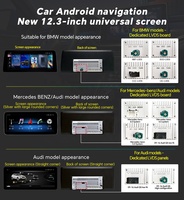 Android 12 Car Radio Multimedia Player Navigation GPS Pour BMW Série 5 F10 F11 2010-2016 CIC NBT
