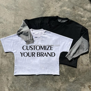 <span class=keywords><strong>เสื้อ</strong></span><span class=keywords><strong>ยืด</strong></span>บ็อกซี่ขนาดใหญ่สำหรับผู้ชาย<span class=keywords><strong>เสื้อ</strong></span><span class=keywords><strong>ยืด</strong></span>สีขาวพิมพ์ลายภาพที่กำหนดเอง - Product Image 2