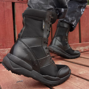 รองเท้าฝึกซ้อม HKSF TSB1102 รุ่นซัมเมอร์ ระบายอากาศได้ดี น้ำหนักเบา พื้นรองเท้า EVA สีกากี - Product Image 3