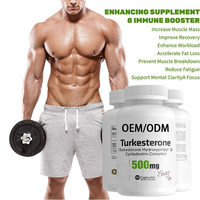 Capsules de Turkesterone OEM pour la musculation, alternative anabolique naturelle, croissance musculaire et récupération, complément alimentaire