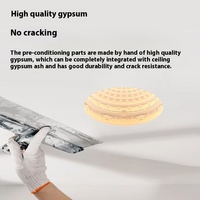 Outillage d'hôtel intelligent Style rétro Protection simple des yeux LED Spot de tube de plâtre de plafond pour la maison