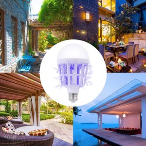Trampa para Plagas LED 2 en 1 JOYINLED, Bombilla E26/E27 de 220V/110V, Paquete de 1/2, Eliminador de Insectos, Mata Mosquitos para el Hogar, Cocina, Patio - Product Image 5