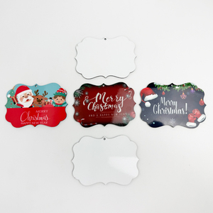 Actividades de artesanía para niños Navidad Bienes raíces Mesa de arena Decoración Sublimación Mdf en blanco Casas de Navidad Adornos - Product Image 2