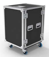 Rack Flight Case 16U Foam Shockmount Amplifier Rack Flight Case Shock Proof