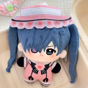 Muñecos de Peluche de 10CM de Sebastian Michaelis (Nunu) de Kuroshitsuji, Mini Figuras Suaves, Juguetes de Anime, Colgantes, Llaveros, Regalos - Product Image 4