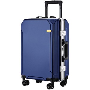 Maleta de viaje con marco de aluminio, ruedas giratorias de 360 grados, resistente, unisex, para viajes de ocio. - Product Image 5