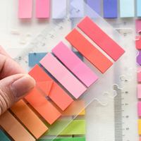 Notas Adhesivas de PET, Kit de Material Escolar, Papelería para el Regreso a Clases