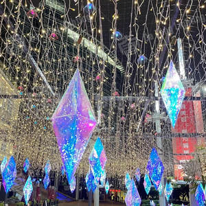 Fantasy Colored IP65 Waterproof Pendant Light for Outdoor & Indoor Use <b>Illuminating</b> Scenic Walkways and Nighttime Attractions - Product Image 6