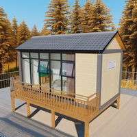 Maison conteneur modulaire amovible en structure acier simple, très demandée