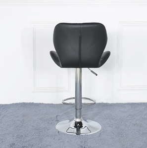 Taburetes de <span class=keywords><strong>Bar</strong></span> de cuero PU nuevos ajustables giratorios, muebles comerciales para exteriores sin brazos de altura de mostrador para comedor, Hotel para sala de estar - Product Image 5