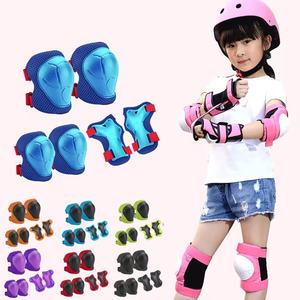 Rodilleras y coderas para niños de 3 a 7 años, juego de protección 6 en 1 con protector de muñeca para patinaje y ciclismo, nuevo. - Product Image 1