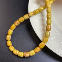 Perles en pierre naturelle Jinstone de couleurs mélangées, 8x10mm, forme baril irrégulière, pour la fabrication de bijoux DIY, bracelets et colliers, vente en gros