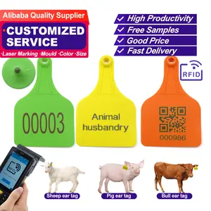 TX-ES005 animal ear tag/goat eartag/pig ear tag with barcode printing