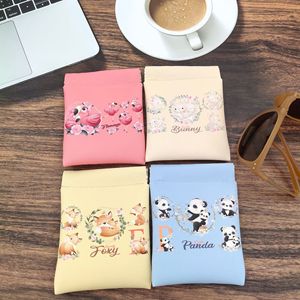 Bolsa <span class=keywords><strong>de</strong></span> Almacenamiento para Auriculares <span class=keywords><strong>de</strong></span> Cuero con Diseño Floral, Monedero Portátil con Cierre Automático - Product Image 3
