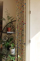 Rideau à perles écologique de qualité supérieure pour la décoration rustique des fermes et l'usage dans les entrées de cafés, provenant d'un fournisseur indien