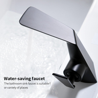 Robinet de lavabo style cascade, robinet de salle de bain pas cher, robinet mélangeur à poignée unique, robinet de lavabo suspendu pour baignoire