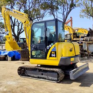 Mini pelleteuse d'occasion Komatsu PC56 de haute qualité 5 tonnes PC56-7 pelleteuse sur chenilles d'occasion Japon PC55 PC56 Mini pelleteuse - Product Image 1