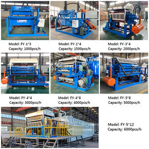 Egg Tray Making Machine Linha de produção com múltiplas camadas Professional Paper Egg Tray Making Machine Preço - Product Image 3