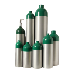 Personnalisé 4L 10.5L 15.7L 150bar médical <span class=keywords><strong>O2</strong></span> Cylindre en aluminium réservoirs d'air <span class=keywords><strong>bouteille</strong></span> d'oxygène M22 M60 M90 - Product Image 1