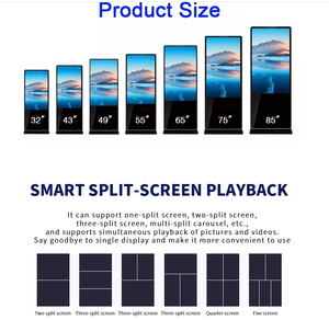 LCD màn hình cảm ứng kỹ thuật số Bảng hiển thị signage adevetising thiết bị máy cho hôn nhân hình ảnh hiển thị - Product Image 3