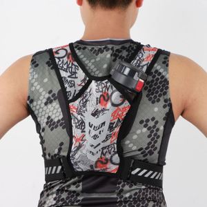 Newest Arrival Hot Sell Reflective Vest <b>Running</b> Backpack Vest Cell Phone Chest Harness Bag Ydration Black <b>Running</b> Vest - Product Image 4