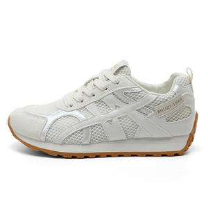 JCF223 LYKU Zapatillas Casuales Antideslizantes de Alta Calidad para Mujer, Deportivas, Cómodas, de Caña Baja, con Cordones, Parte Superior de PU, Diseño de Diseñador, para Verano y Otoño - Product Image 5