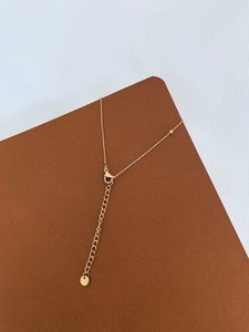 방수 14K 18K 금도금 패션 체인 펜던트 참 여성용 스테인리스 스틸 목걸이 - Product Image 4