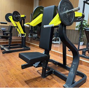 Presse à épaules à charge libre professionnelle 148 kg, presse supérieure assise robuste avec bras indépendants pour salle de sport - Product Image 4