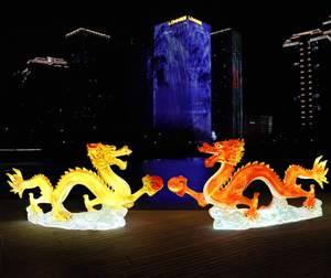 Lampe LED Dragon IP65 étanche en PVC, décorations de Noël, lumières de festival pour centres commerciaux, spectacles sur scène, événements thématiques - Product Image 1