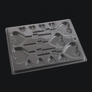 Moules à bonbons personnalisés en plastique transparent, ensemble de 6 pièces pour pâtisserie, mignonnes, en forme de cœur, de moustache, commercial, LFGB - Product Image 4