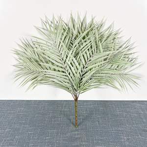 Branche de fougère en soie artificielle hautement simulée feuilles tiges vertes et plante en <span class=keywords><strong>mousse</strong></span> pour la décoration de mariage ou de maison/bureau - Product Image 5