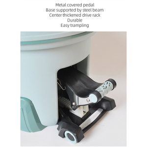<span class=keywords><strong>Fregona</strong></span> de microfibra con cubo de escurridor Mango telescópico Cesta de pedal Juego de limpieza duradero ecológico - Product Image 4