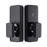 Taiwan TTLock Serrure d'empreinte digitale de mot de passe intelligente en forme de boule pour les portes en bois Restez à la maison Connectivité WiFi Carte mémoire en aluminium