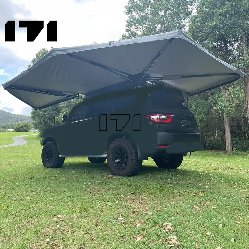 Faltbares Auto Outdoor Camping Caravan Rv Dachzelt Foxwing Zelt Grad Dach markise für Sonnen regenschutz Shep parton
